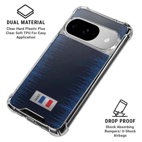 France Soccer Flag Google Pixel 10 Clear Case